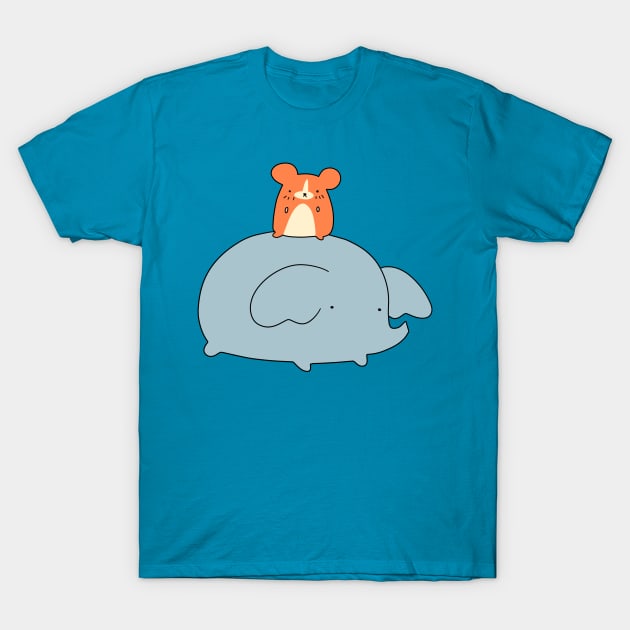 Hamster and Elephant T-Shirt by saradaboru